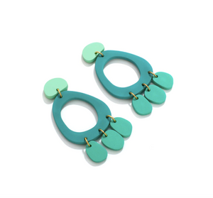 Geometric Drop Turquoise